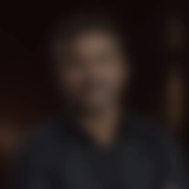Foto desfocada de aluno com identidade preservada